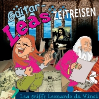 Hörspiel-Cover: Lea trifft Leonardo da Vinci